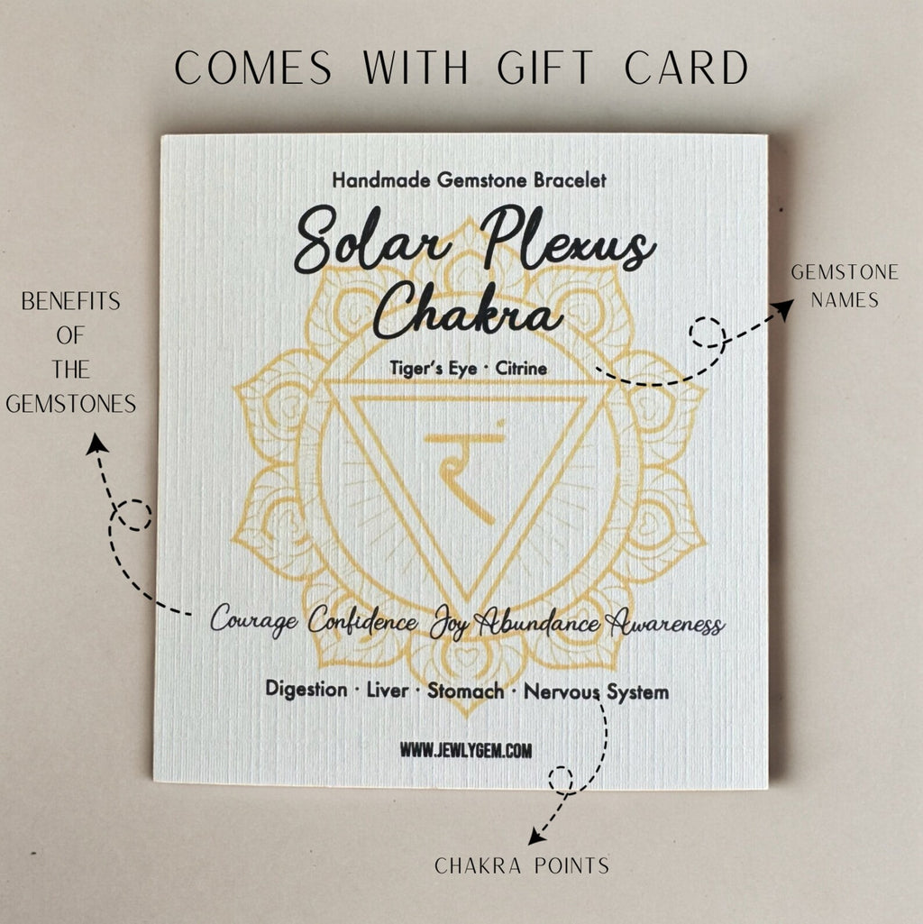 Solar Plexus Chakra Bracelet Chakra Bracelet LUNARITY GARAGE   