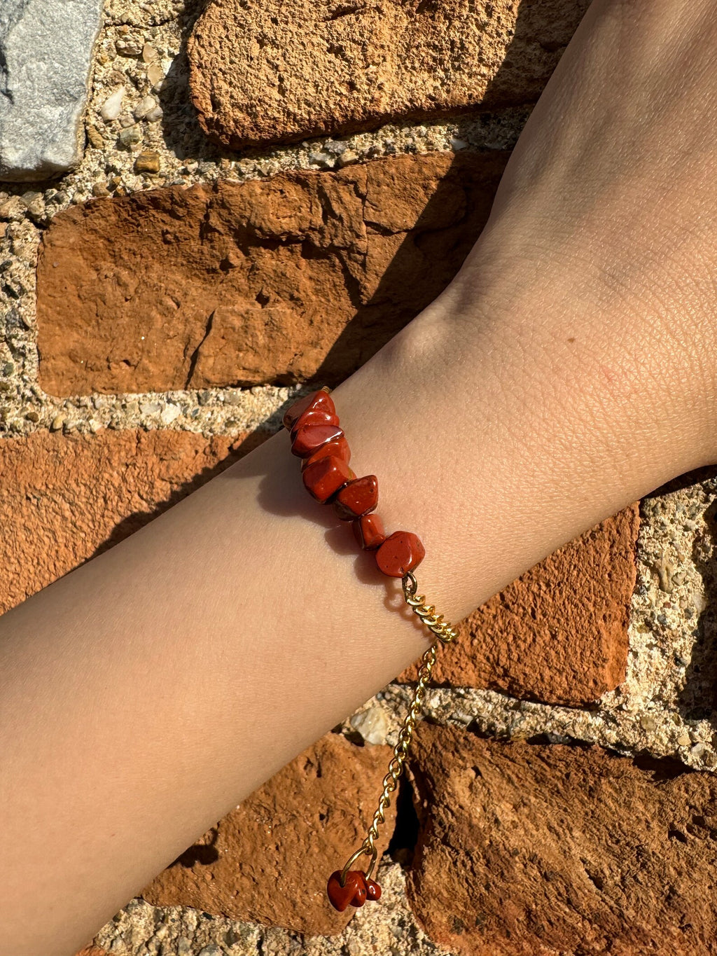 Handmade Red Jasper Bracelet gemstone bracelet LUNARITY GARAGE   