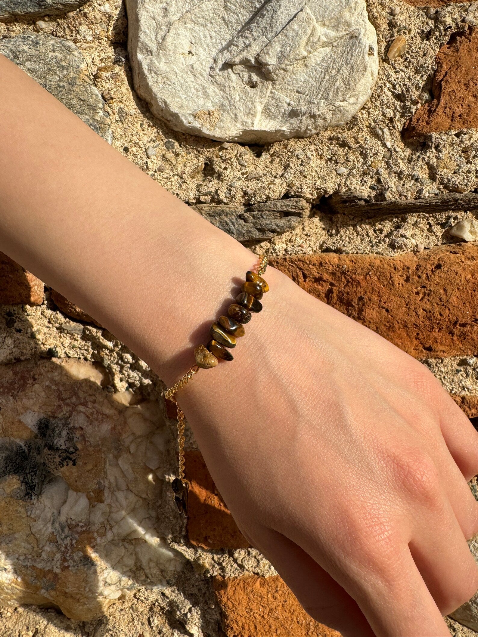 Handmade Tiger's Eye Bracelet gemstone bracelet LUNARITY GARAGE
