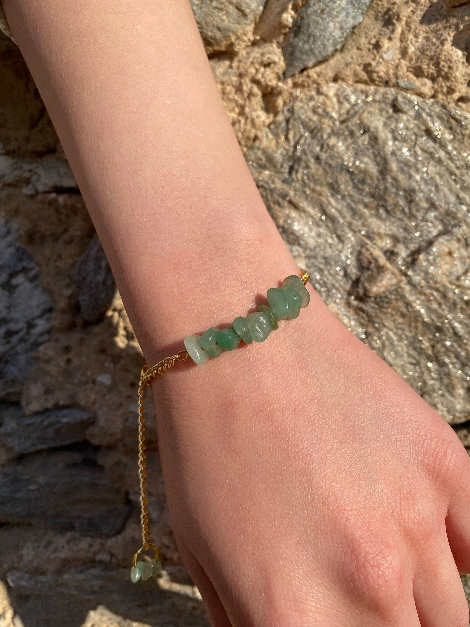 Handmade Aventurine Bracelet gemstone bracelet LUNARITY GARAGE