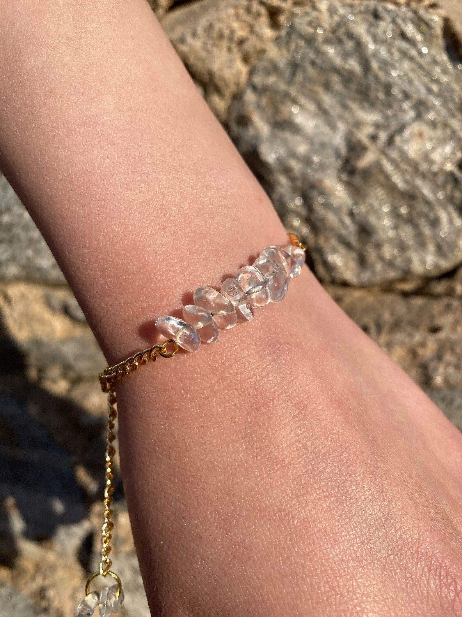 Handmade Clear Quartz Bracelet bracelets LUNARITY GARAGE   