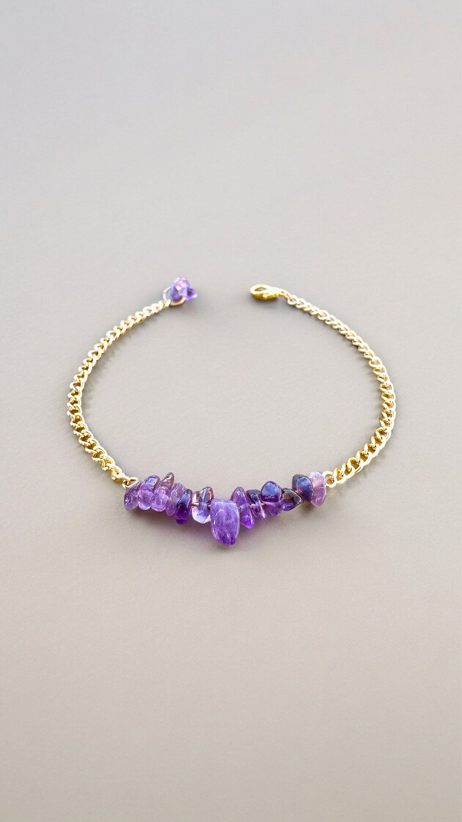 Handmade Amethyst Bracelet gemstone bracelet LUNARITY GARAGE
