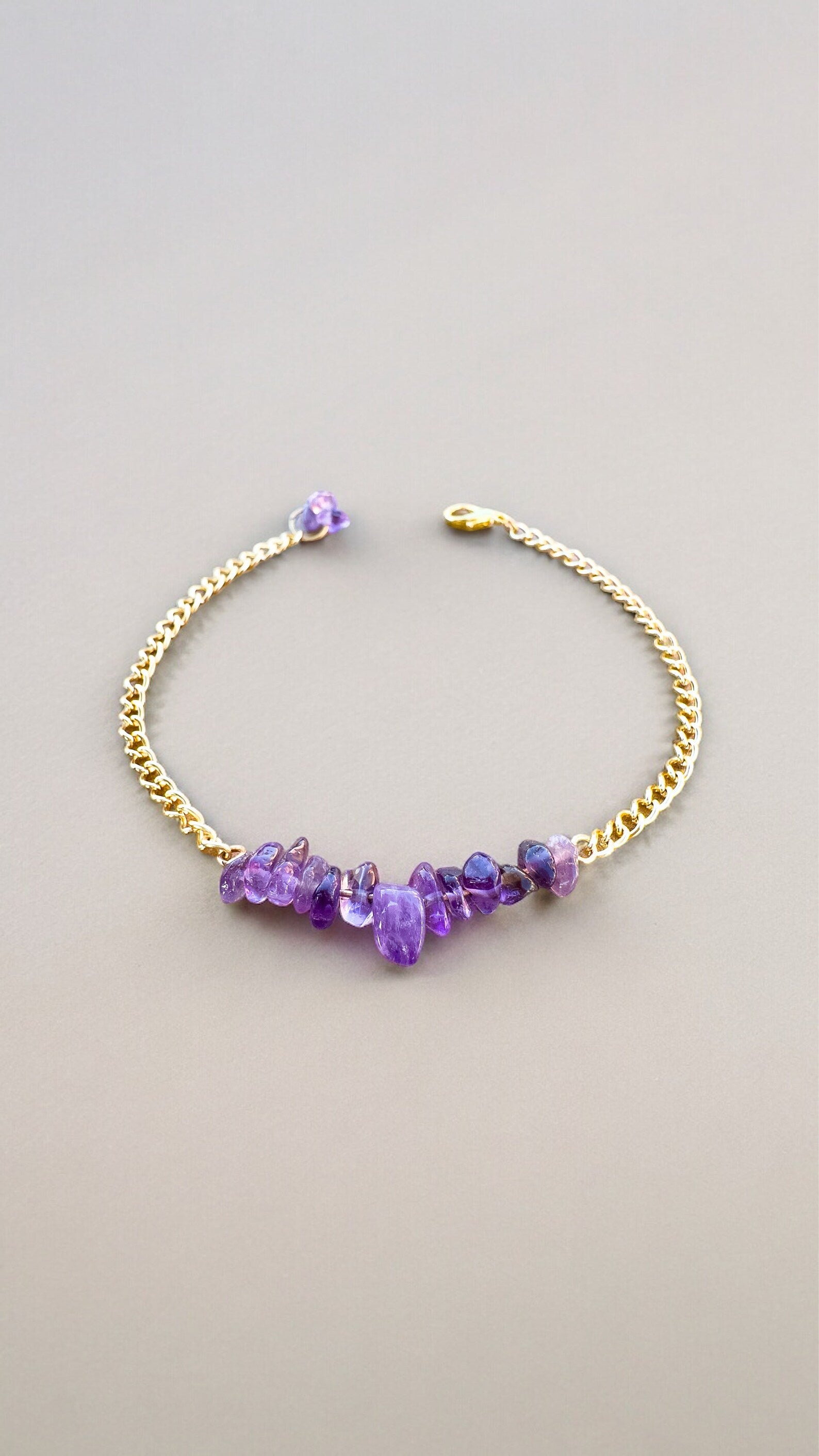 Handmade Amethyst Bracelet gemstone bracelet LUNARITY GARAGE   