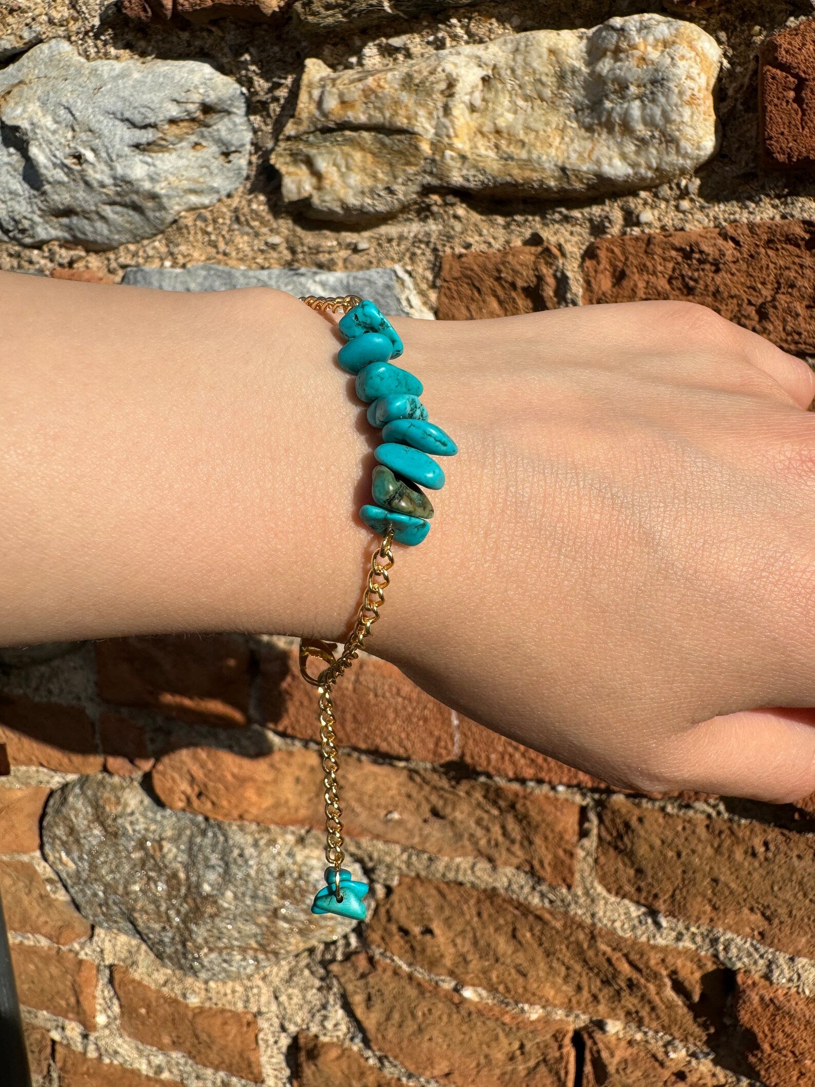 Handmade Turquoise Bracelet gemstone bracelet LUNARITY GARAGE   