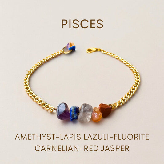 Pisces Zodiac Bracelet zodiac bracelets LUNARITY GARAGE   