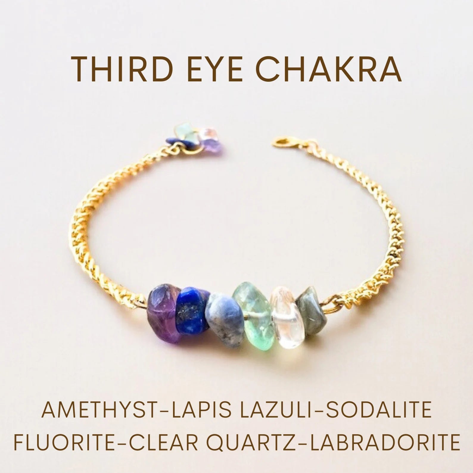 Third Eye Chakra Bracelet Chakra Bracelet LUNARITY GARAGE