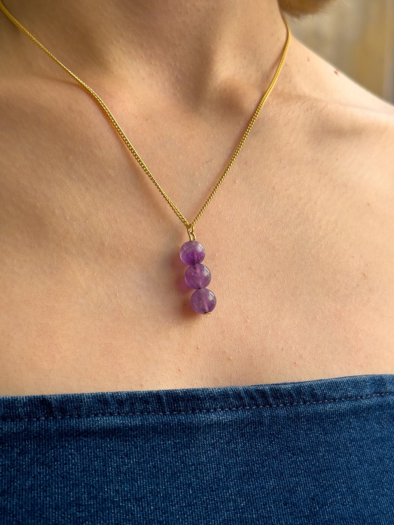 Amethyst World Necklace necklaces LUNARITY GARAGE