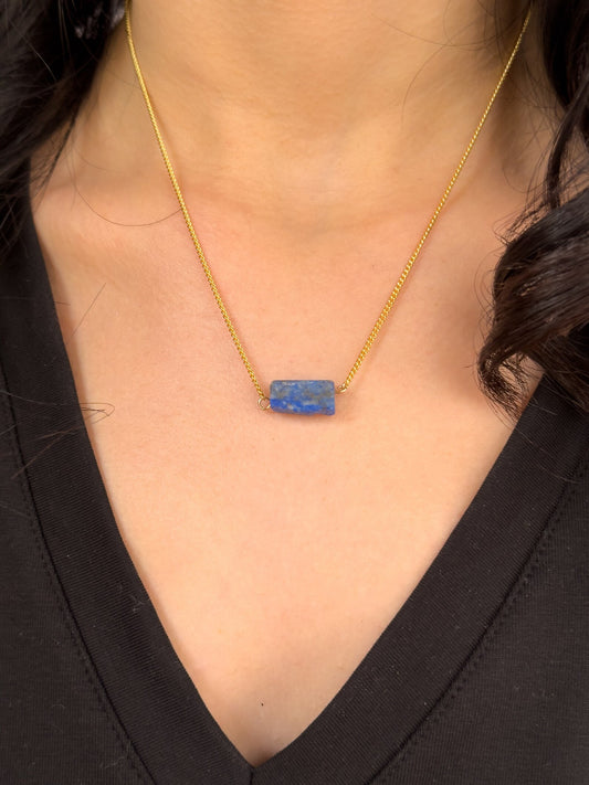 Raw Lapis Lazuli Necklace necklaces LUNARITY GARAGE   