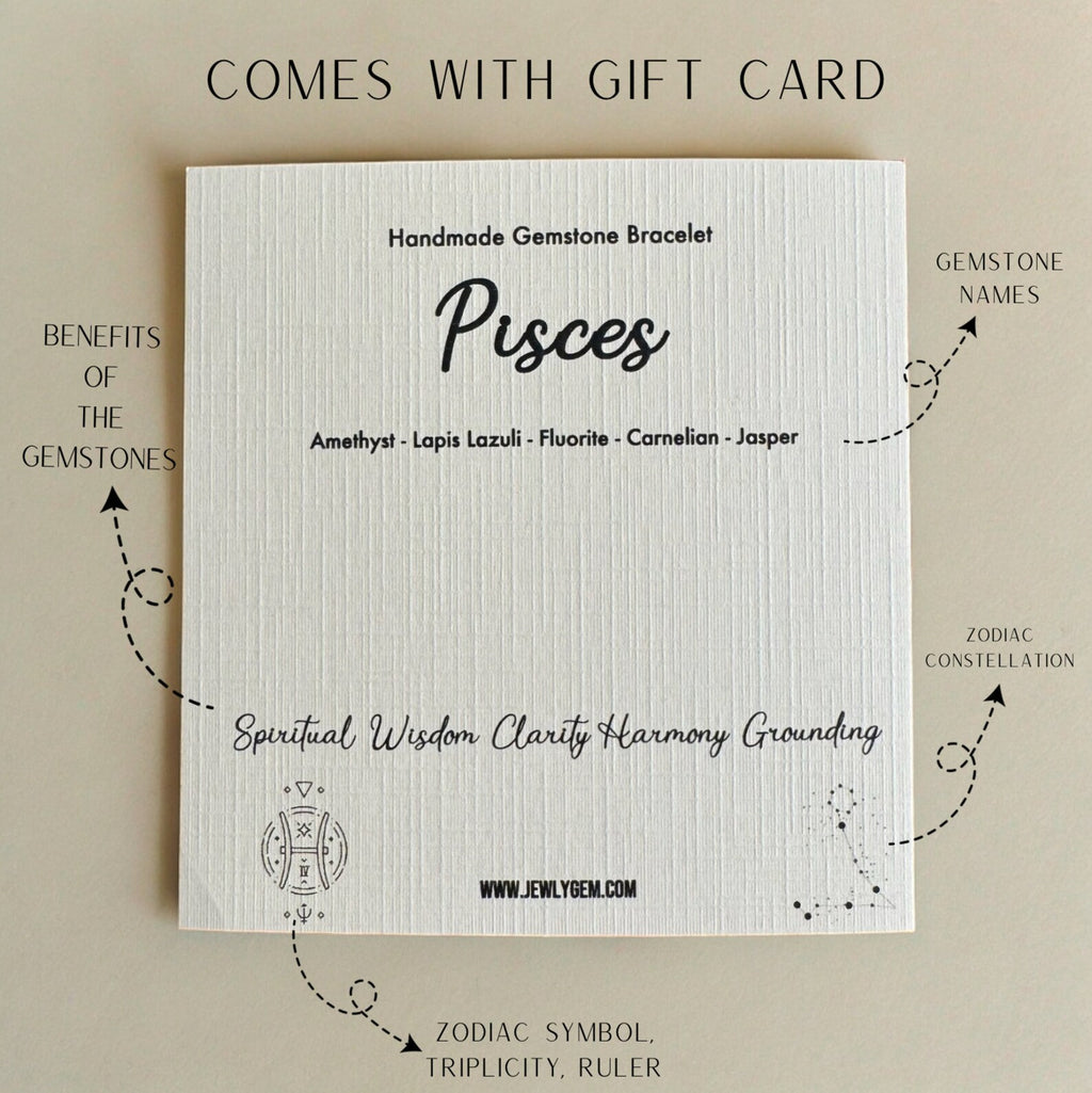 Pisces Zodiac Bracelet zodiac bracelets LUNARITY GARAGE   