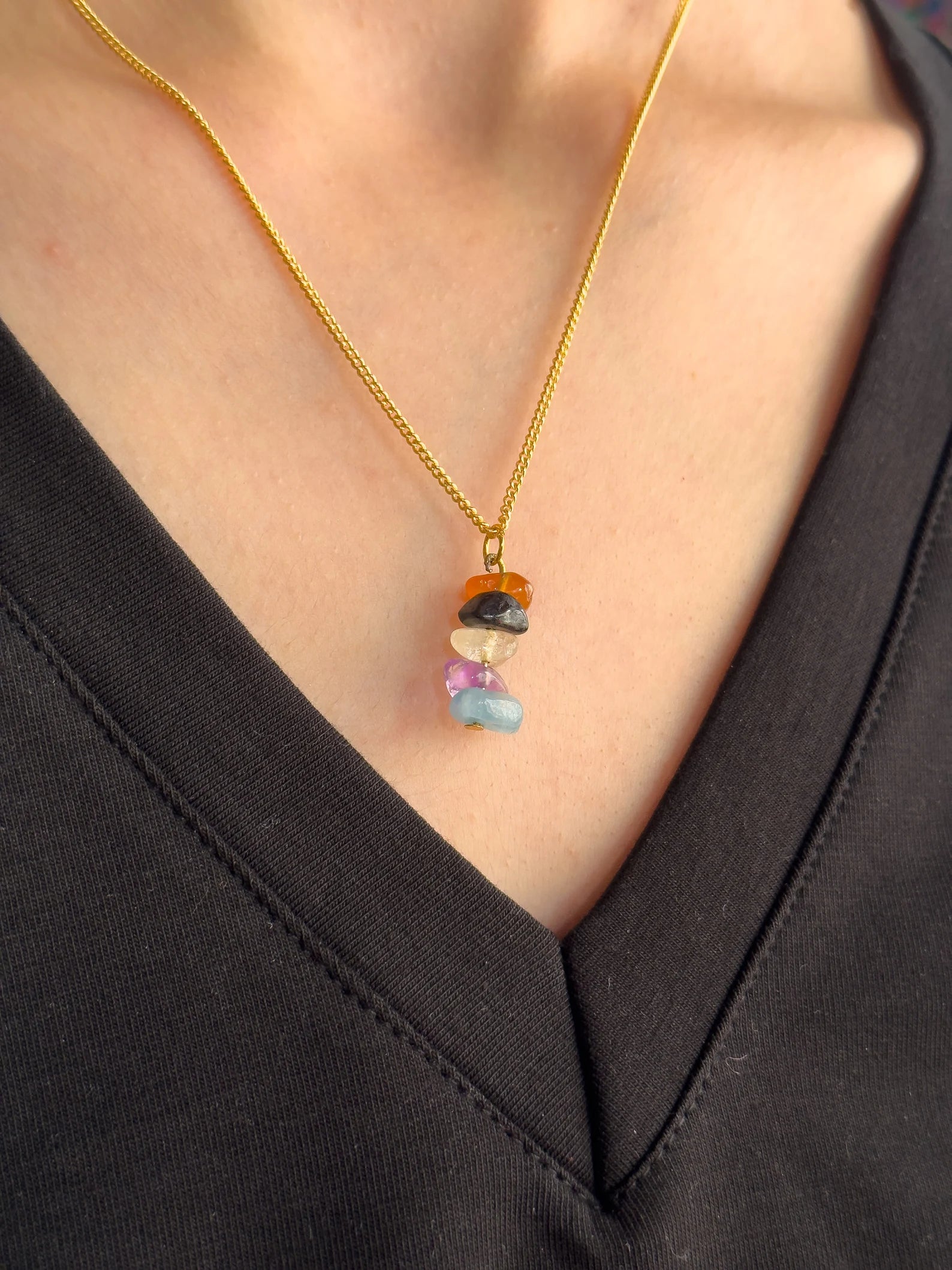 Aries Zodiac Minimalist Necklace necklaces LUNARITY GARAGE