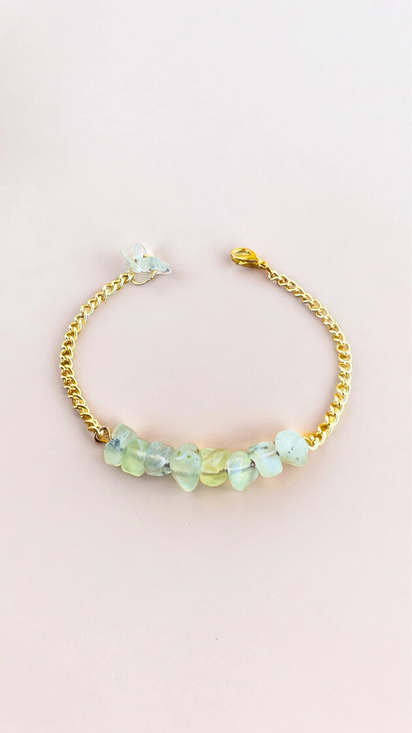 Handmade Prehnite Bracelet gemstone bracelet LUNARITY GARAGE   
