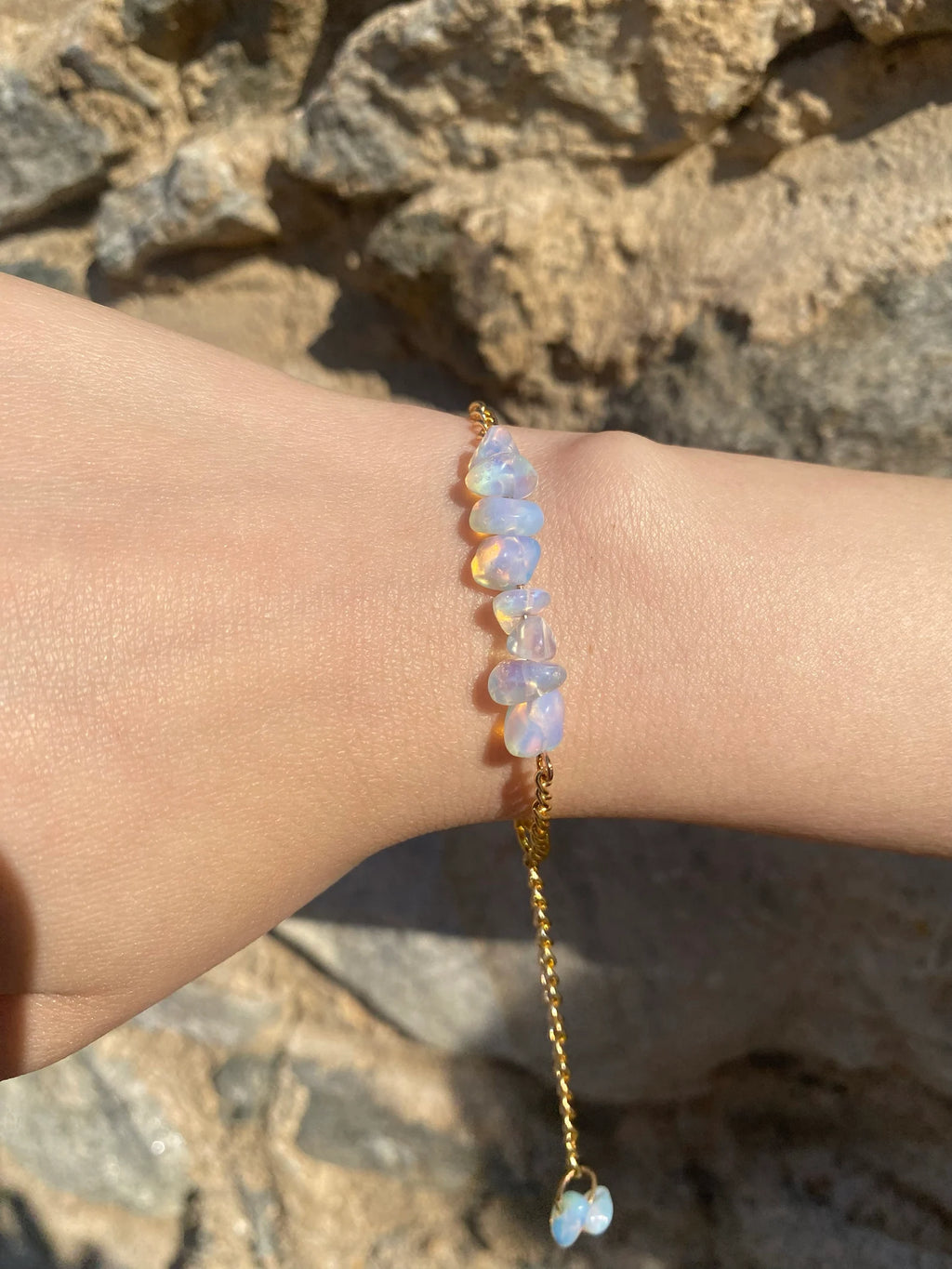 Handmade Opalite Bracelet gemstone bracelet LUNARITY GARAGE   
