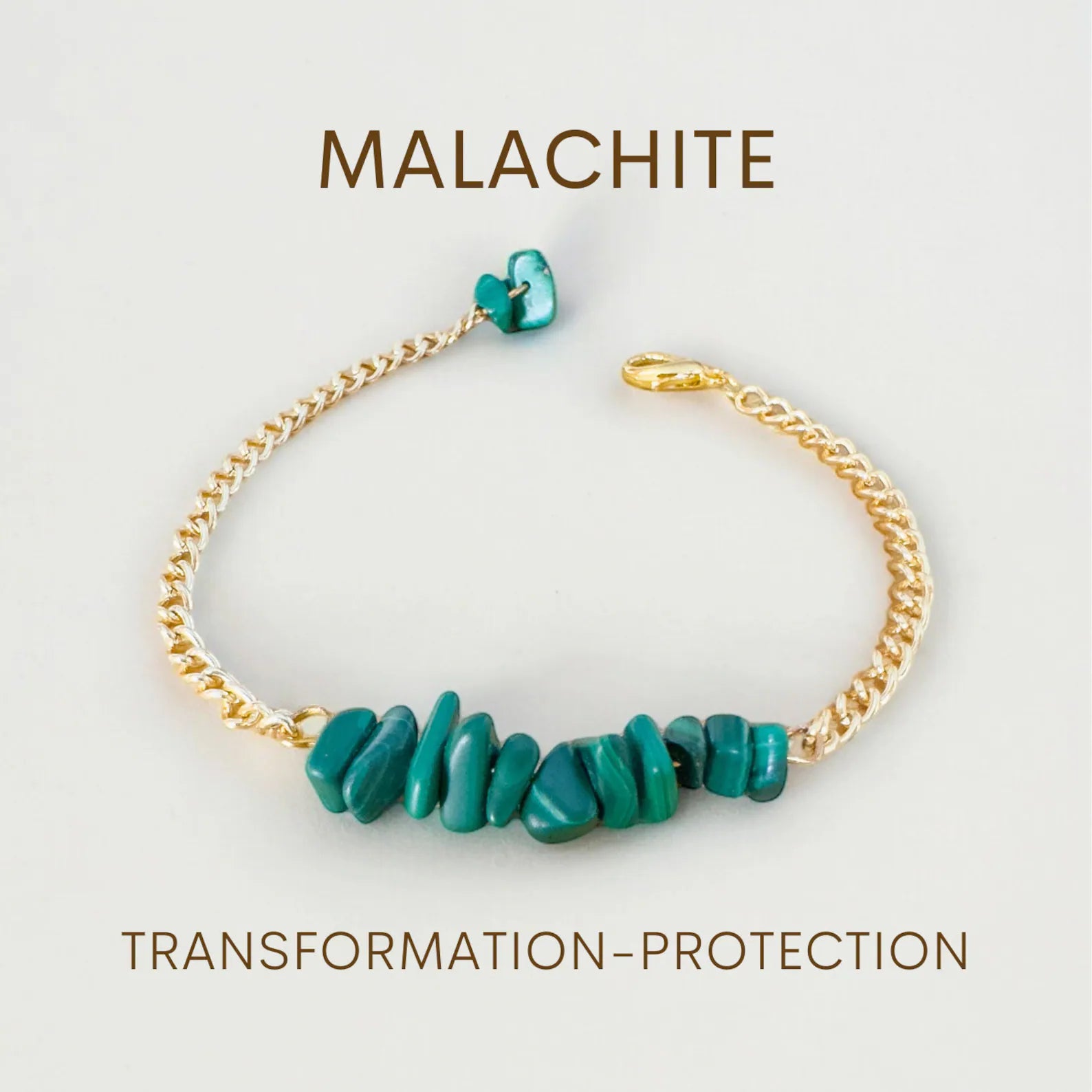 Handmade Malachite Bracelet gemstone bracelet LUNARITY GARAGE