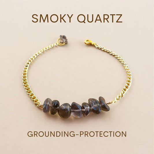Handmade Smoky Quartz Bracelet