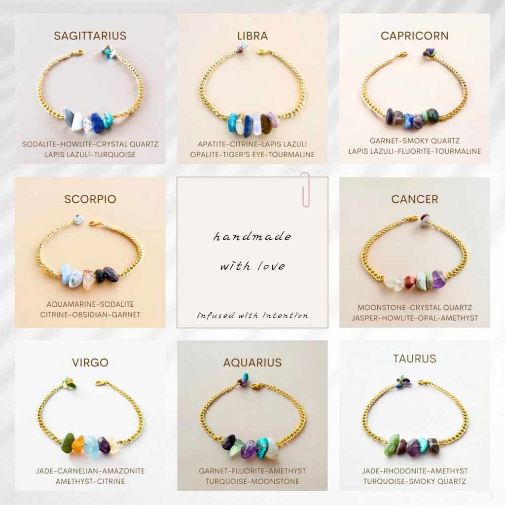 Gemini Zodiac Bracelet zodiac bracelets LUNARITY GARAGE   