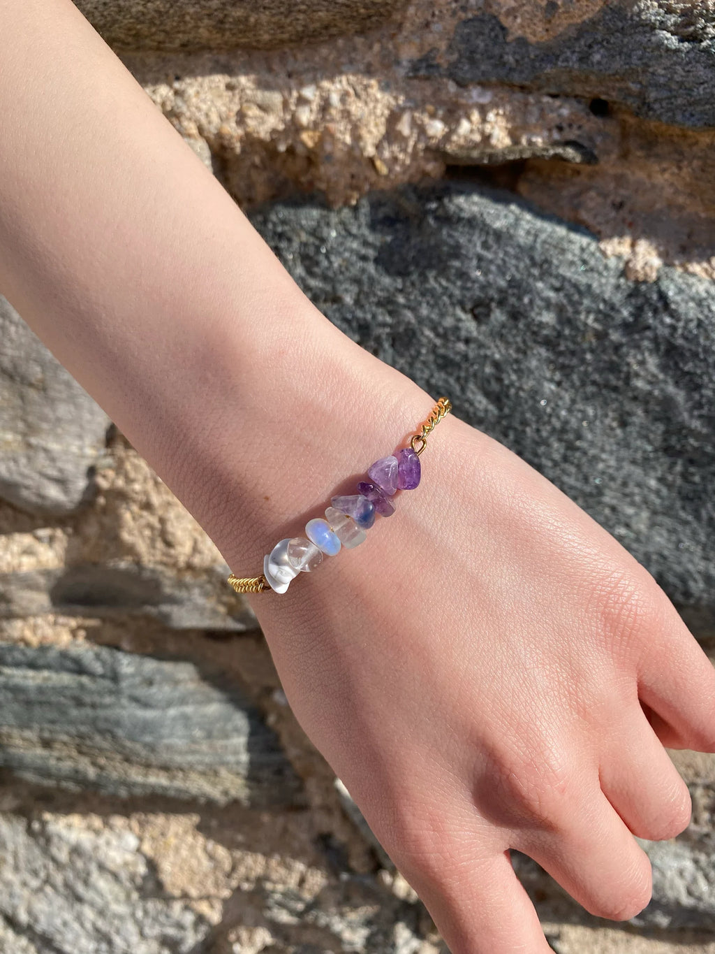 Crown Chakra Bracelet Chakra Bracelet LUNARITY GARAGE   
