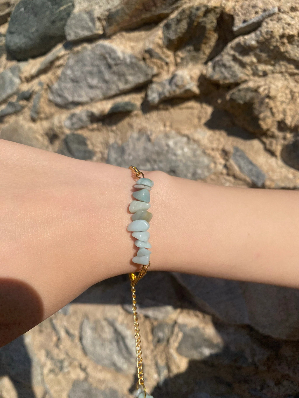 Handmade Amazonite Bracelet gemstone bracelet LUNARITY GARAGE   