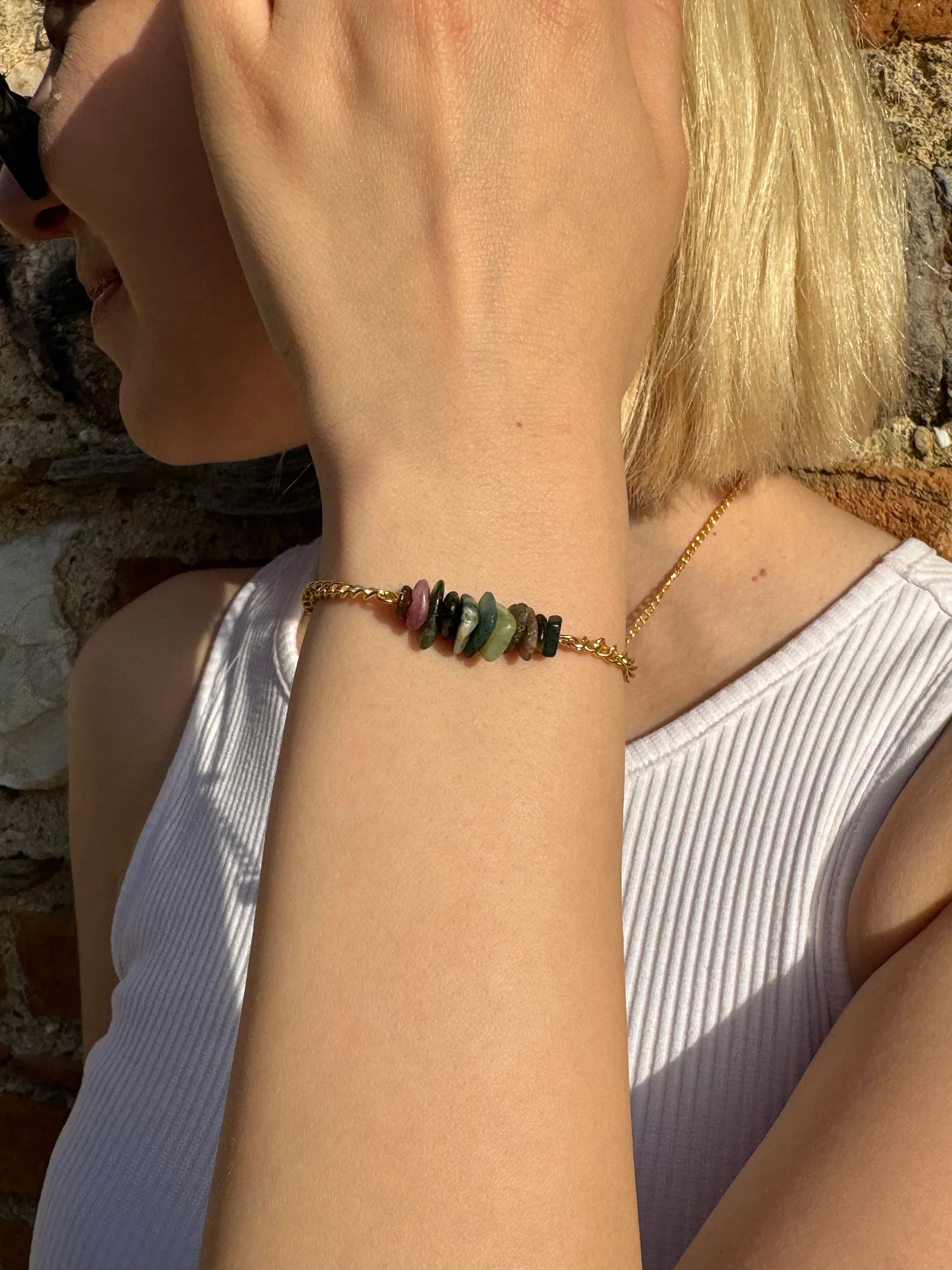 Handmade Tourmaline Bracelet gemstone bracelet LUNARITY GARAGE
