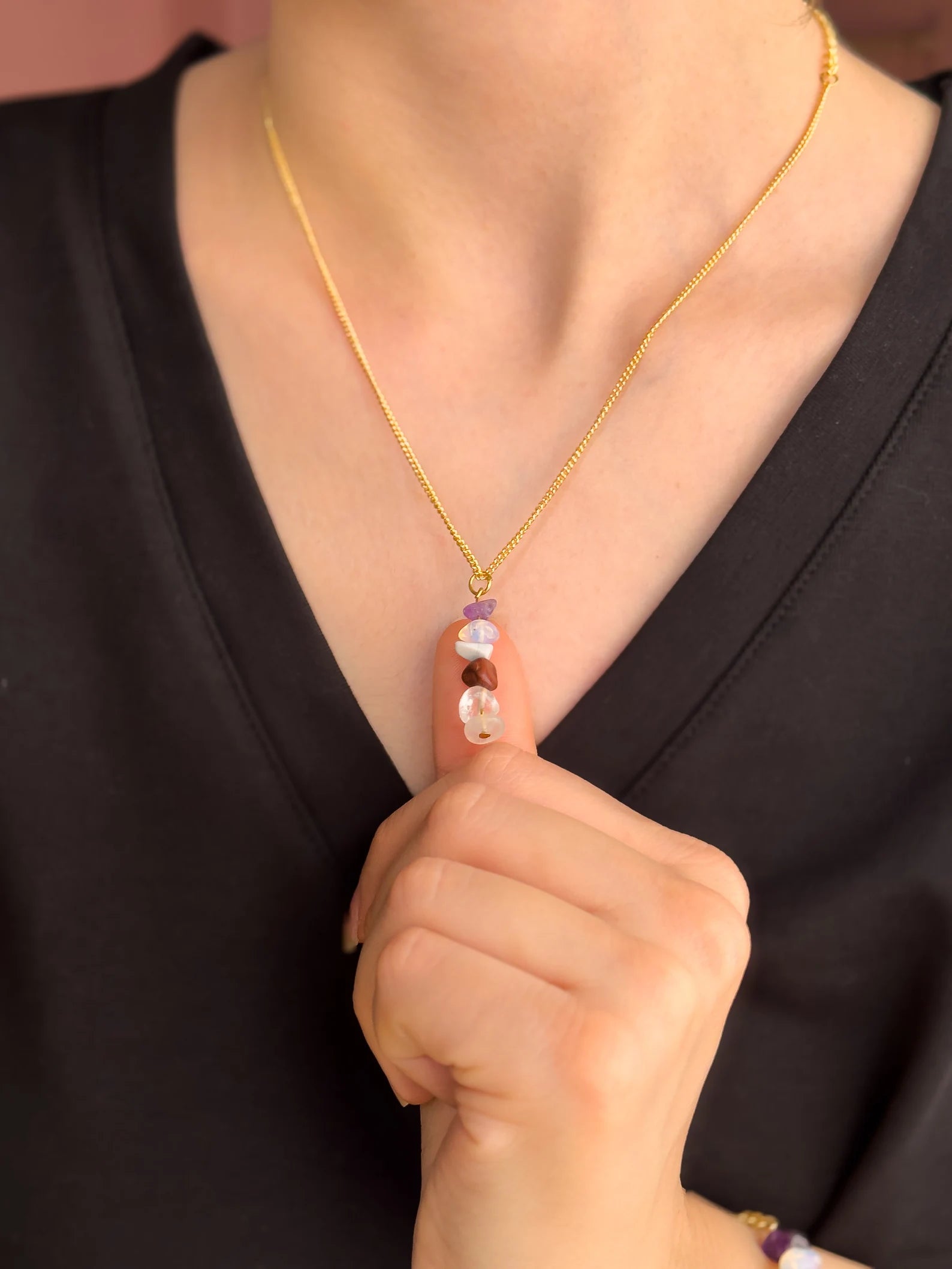 Cancer Zodiac Minimalist Necklace necklaces LUNARITY GARAGE 16 Inches