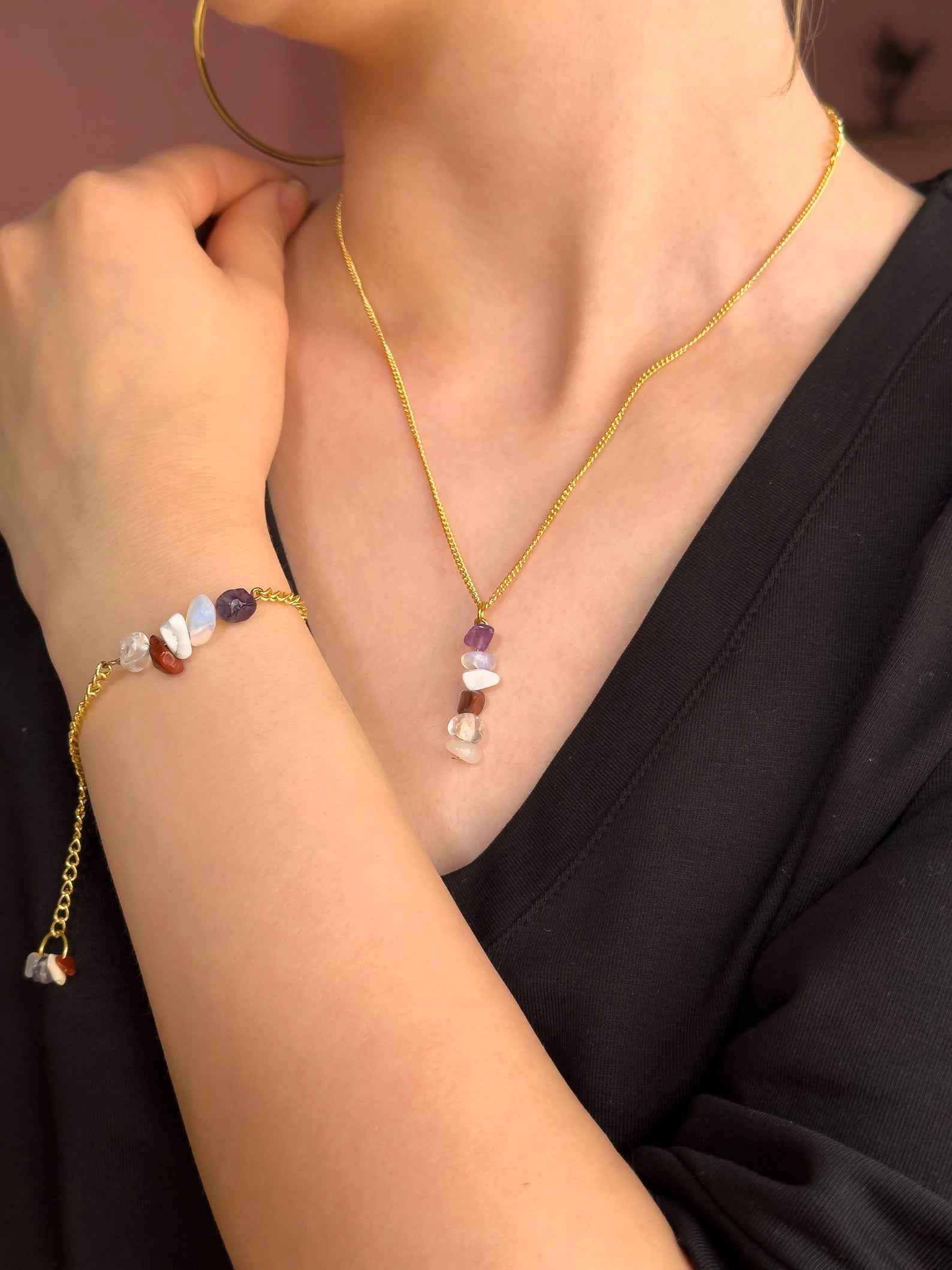 Cancer Zodiac Minimalist Necklace necklaces LUNARITY GARAGE