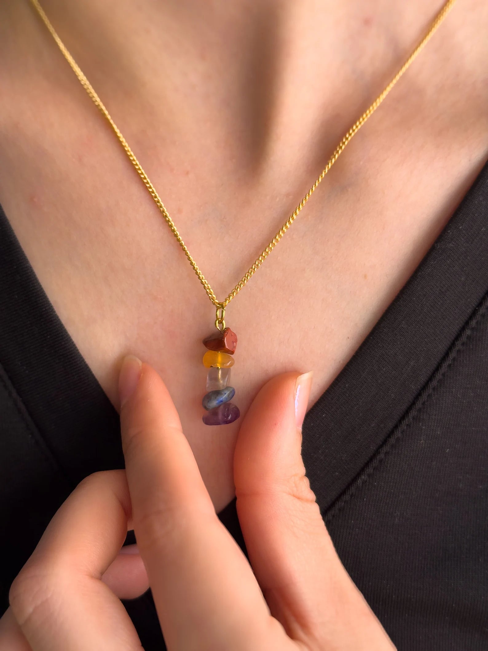 Minimalist Pisces Zodiac Necklace necklaces LUNARITY GARAGE