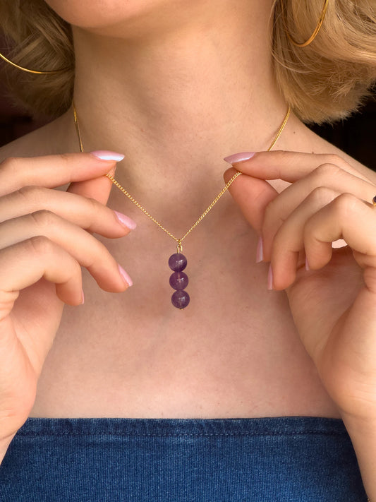 Amethyst World Necklace necklaces LUNARITY GARAGE   