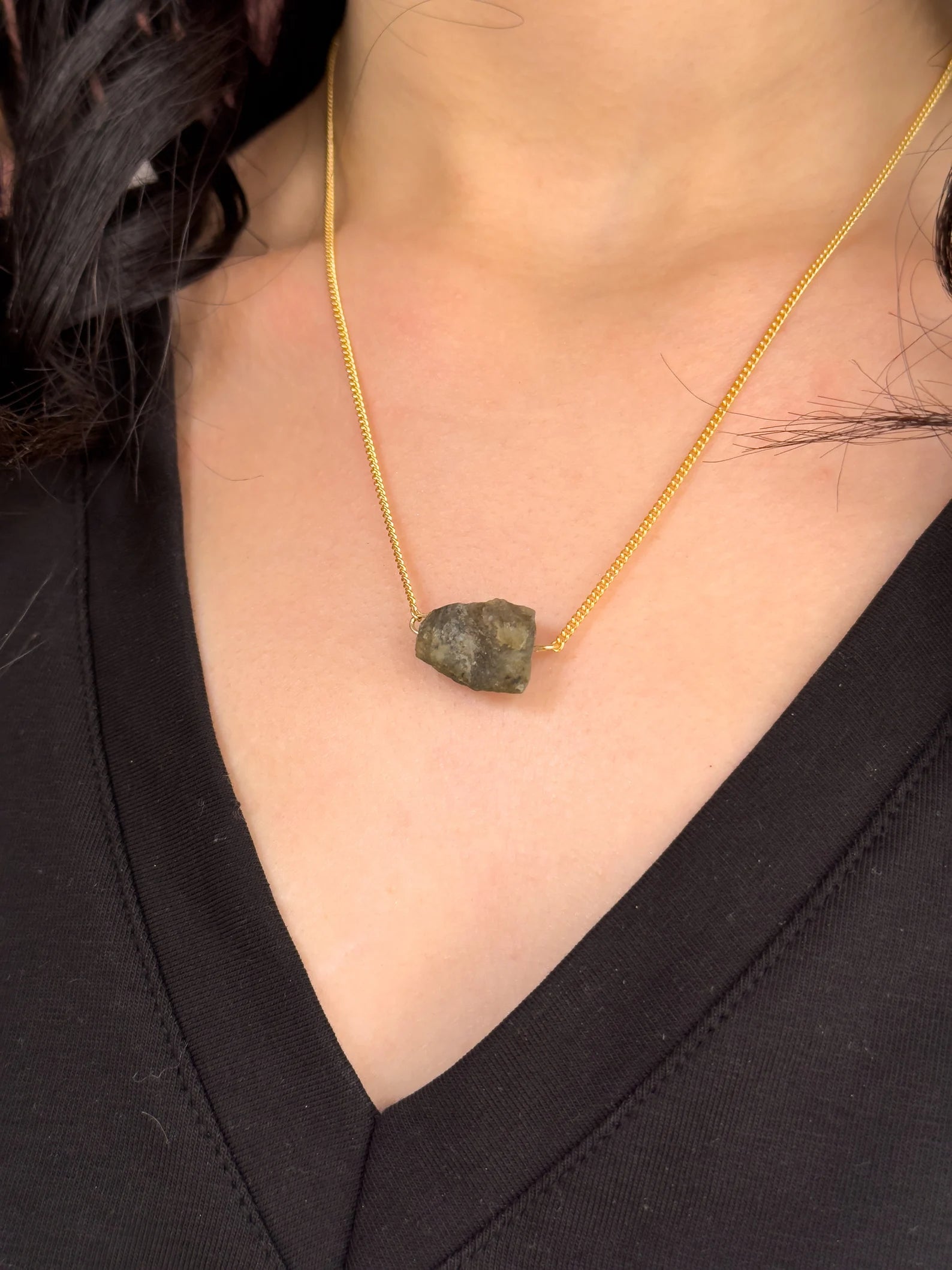 Raw Labradorite Necklace necklaces LUNARITY GARAGE   