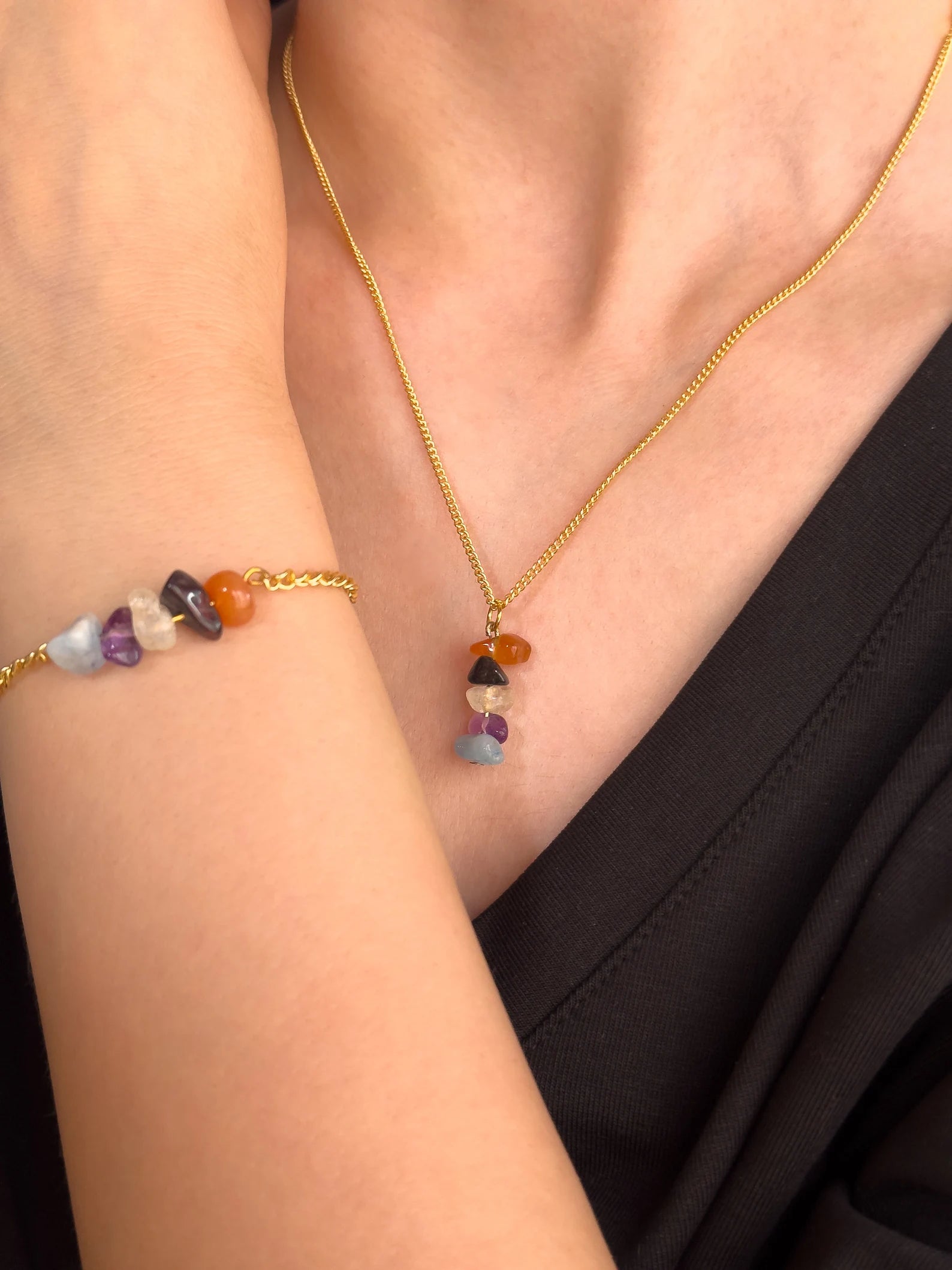 Aries Zodiac Minimalist Necklace necklaces LUNARITY GARAGE