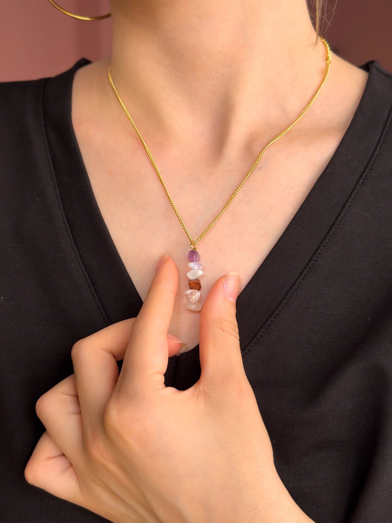 Cancer Zodiac Minimalist Necklace necklaces LUNARITY GARAGE