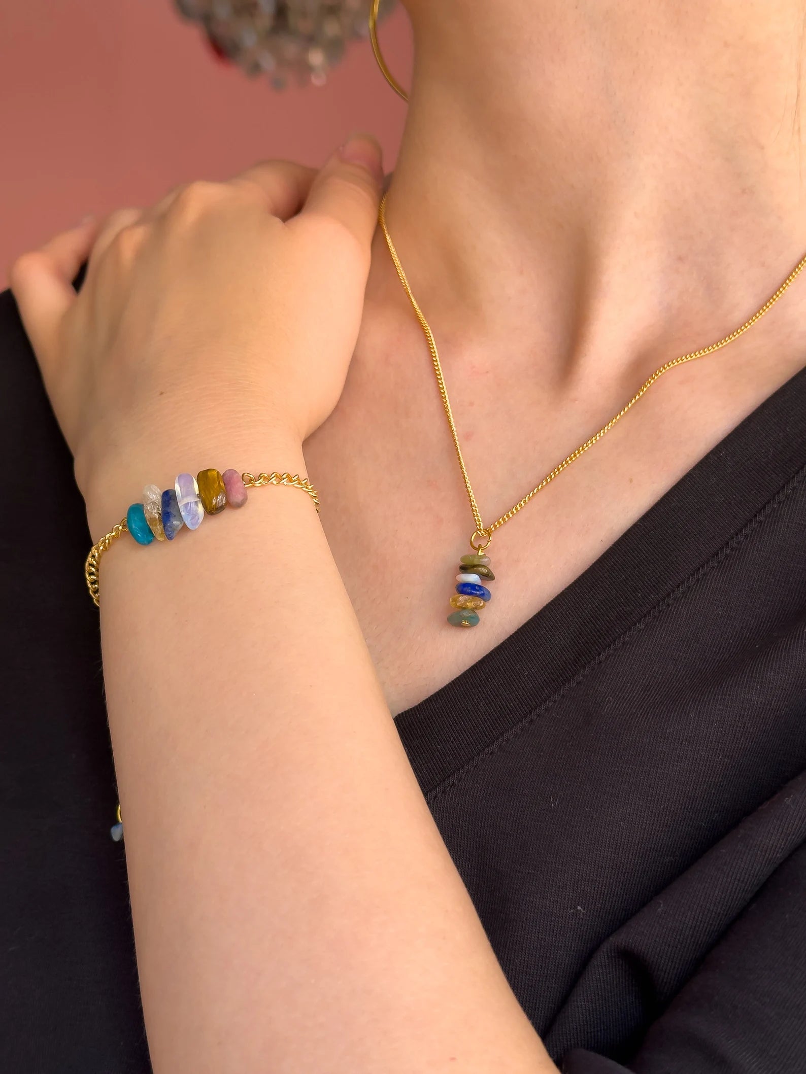 Minimalist Libra Zodiac Necklace necklaces LUNARITY GARAGE
