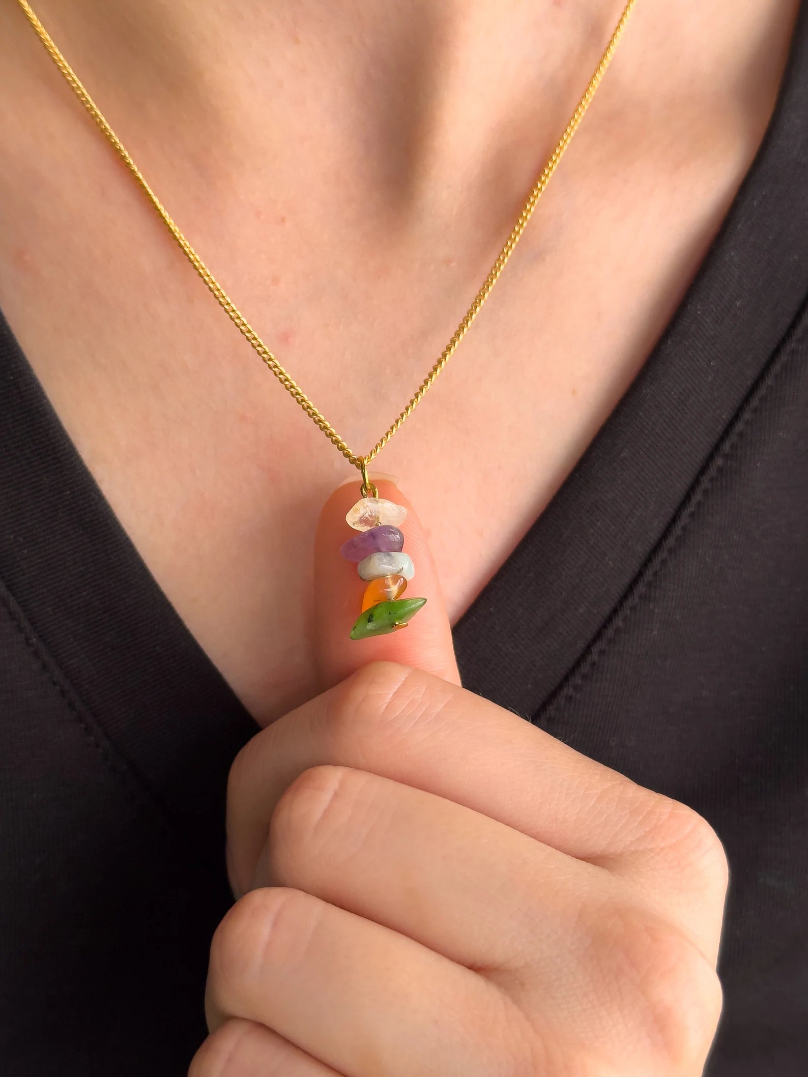 Virgo Zodiac Minimalist Necklace necklaces LUNARITY GARAGE 16 Inches