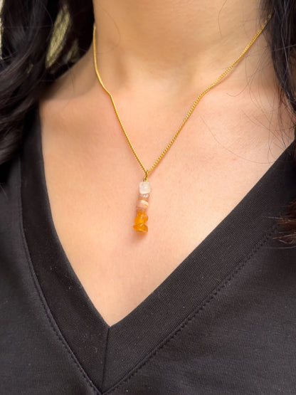 Sacral Chakra Dangling Necklace necklaces LUNARITY GARAGE   