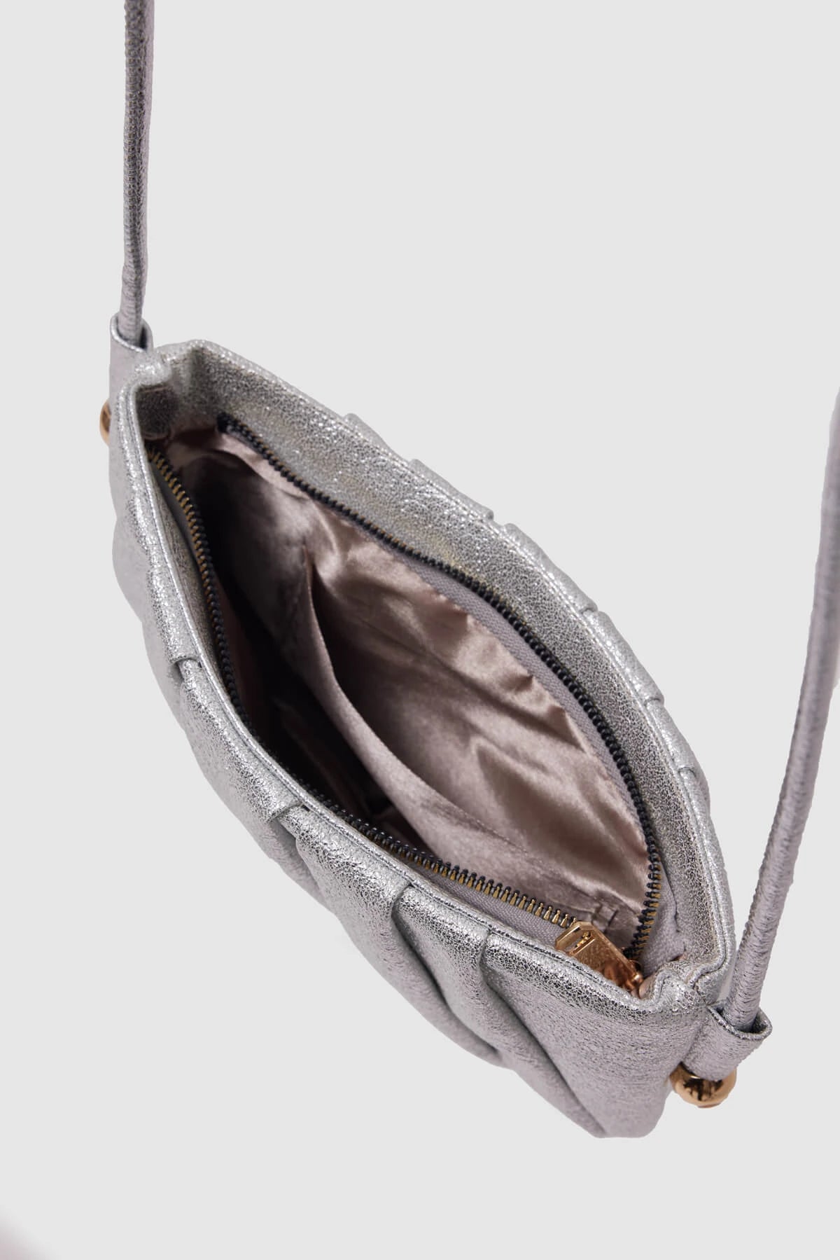 Metallic Long Strap Shoulder Bag shoulder bag LUNARITY GARAGE   
