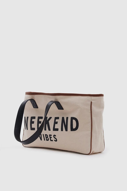 Canvas Fabric Bigger Shopper Bag Weekend bag LUNARITY GARAGE   