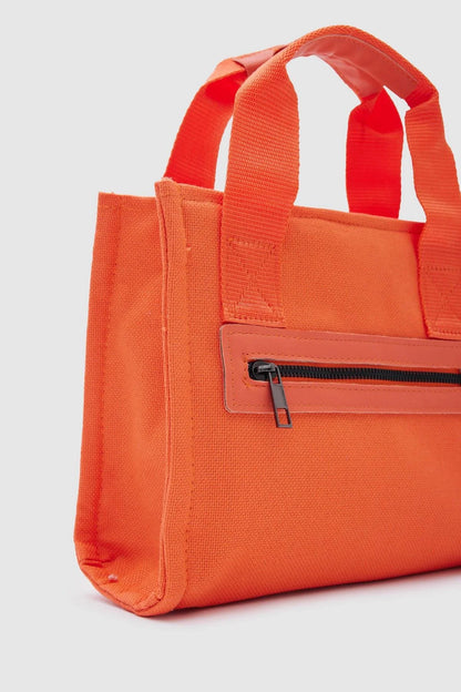 Canvas Fabric Orange Crossbody Bag bag LUNARITY GARAGE   
