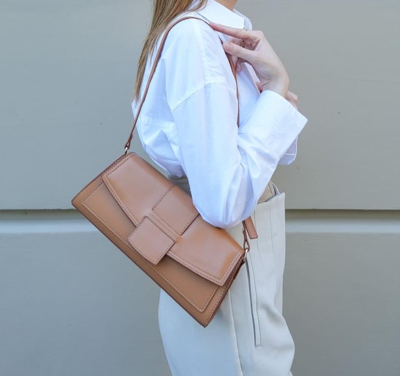 Caramel Rectangular Bag bag LUNARITY GARAGE