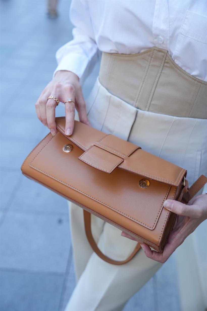 Caramel Rectangular Bag bag LUNARITY GARAGE   