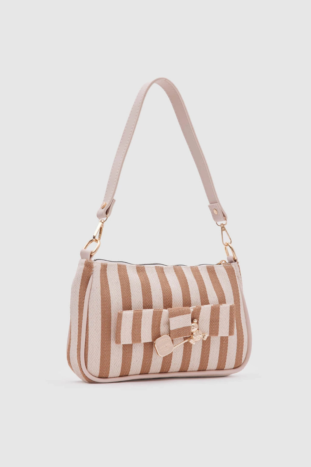 Kate Orange Buckled Denim Baguette Bag baguette bags LUNARITY GARAGE   
