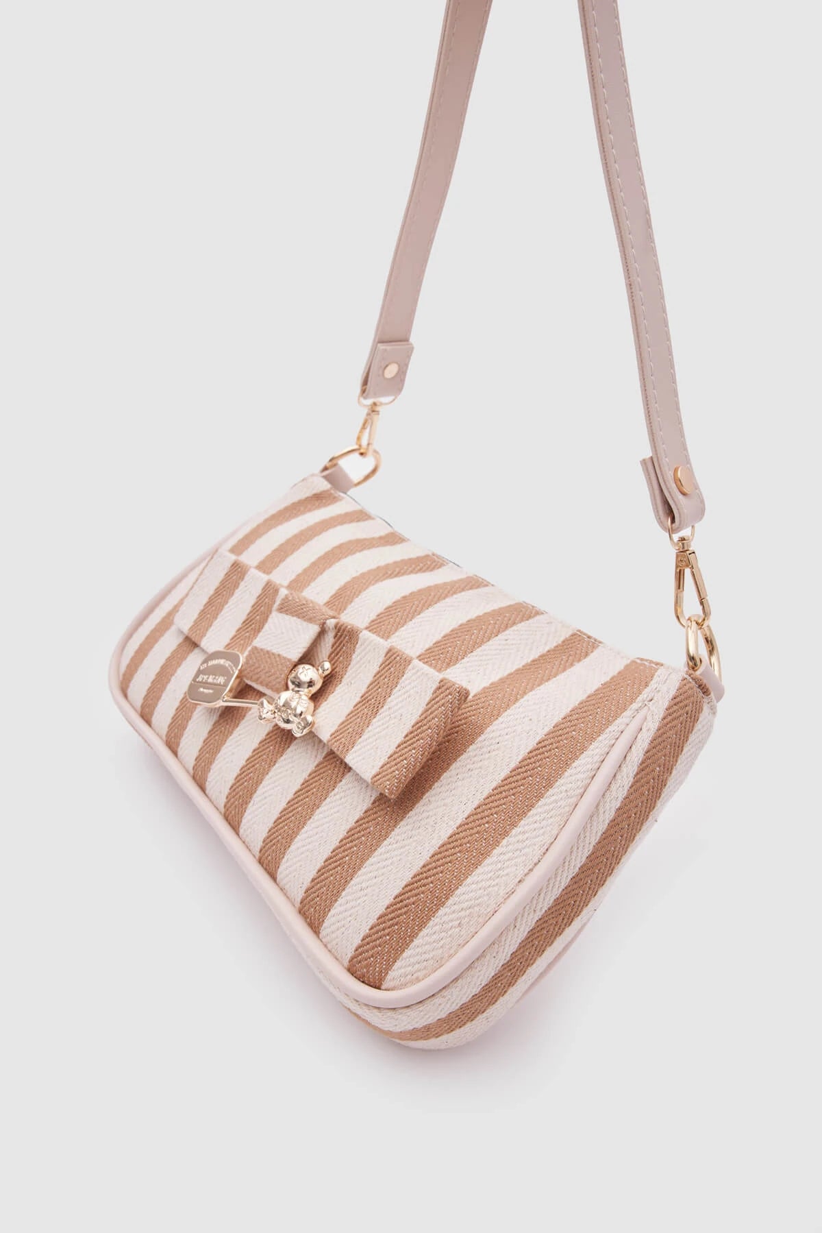 Kate Orange Buckled Denim Baguette Bag baguette bags LUNARITY GARAGE