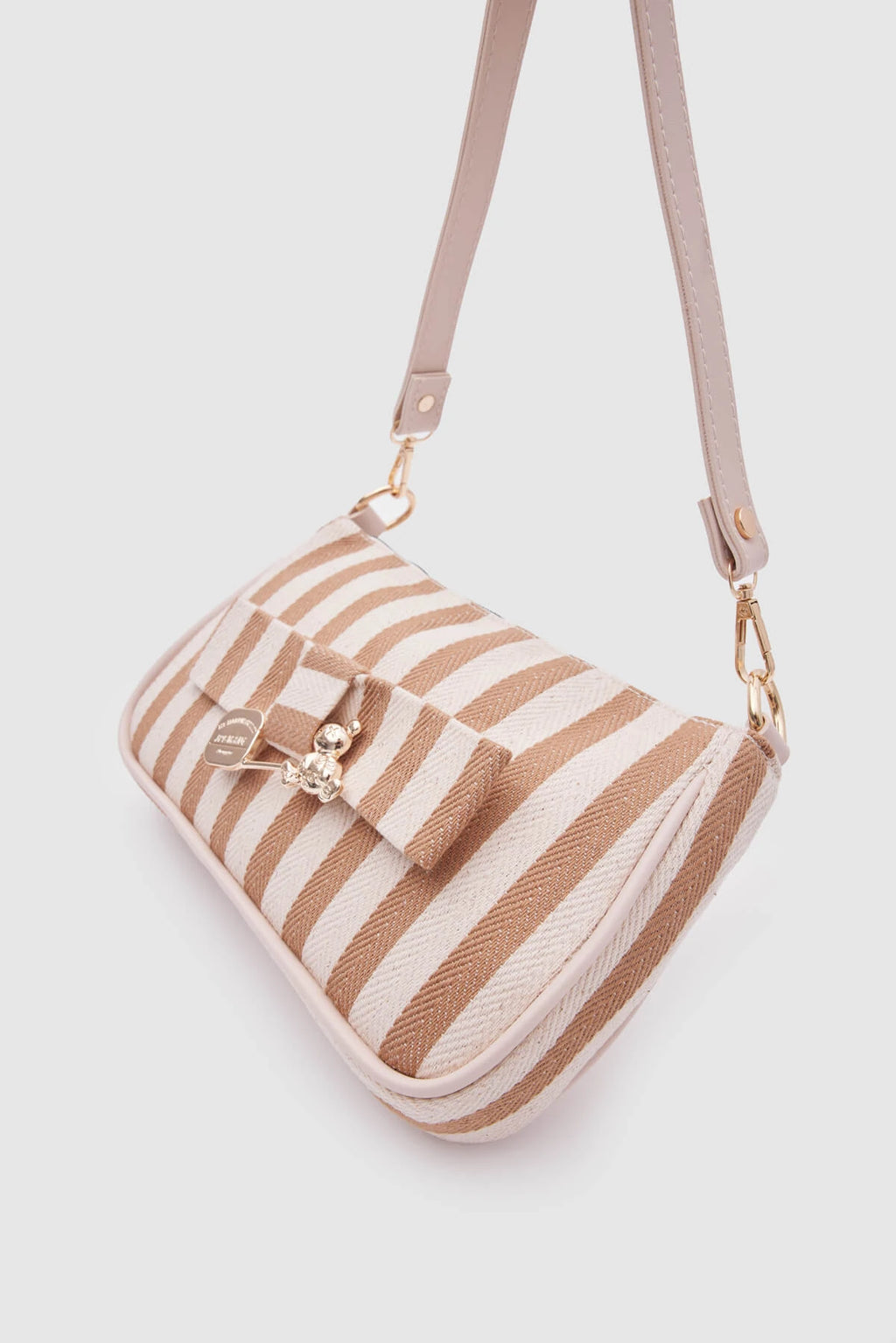 Kate Orange Buckled Denim Baguette Bag baguette bags LUNARITY GARAGE   