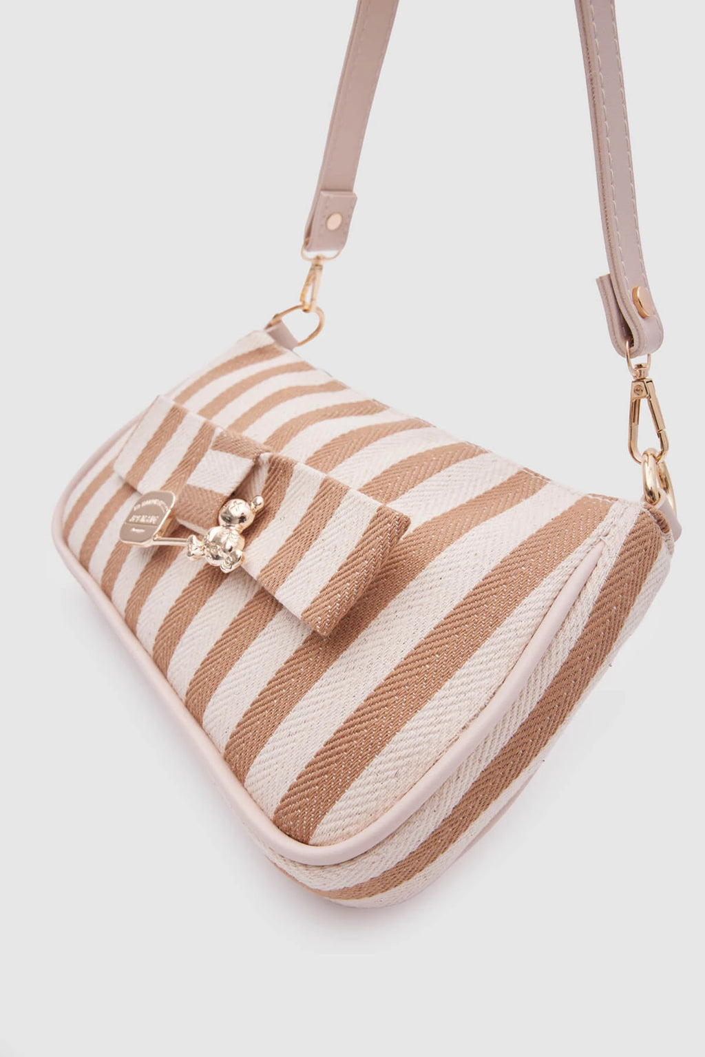 Kate Orange Buckled Denim Baguette Bag baguette bags LUNARITY GARAGE   