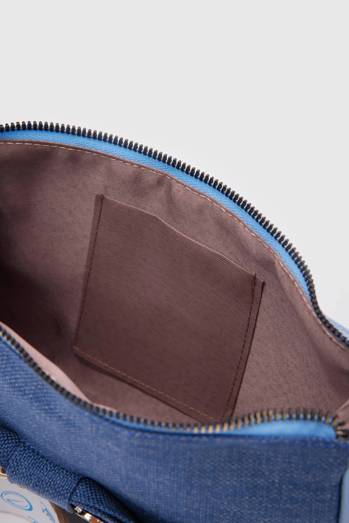 Kate Denim Buckled Denim Baguette Bag baguette bags LUNARITY GARAGE