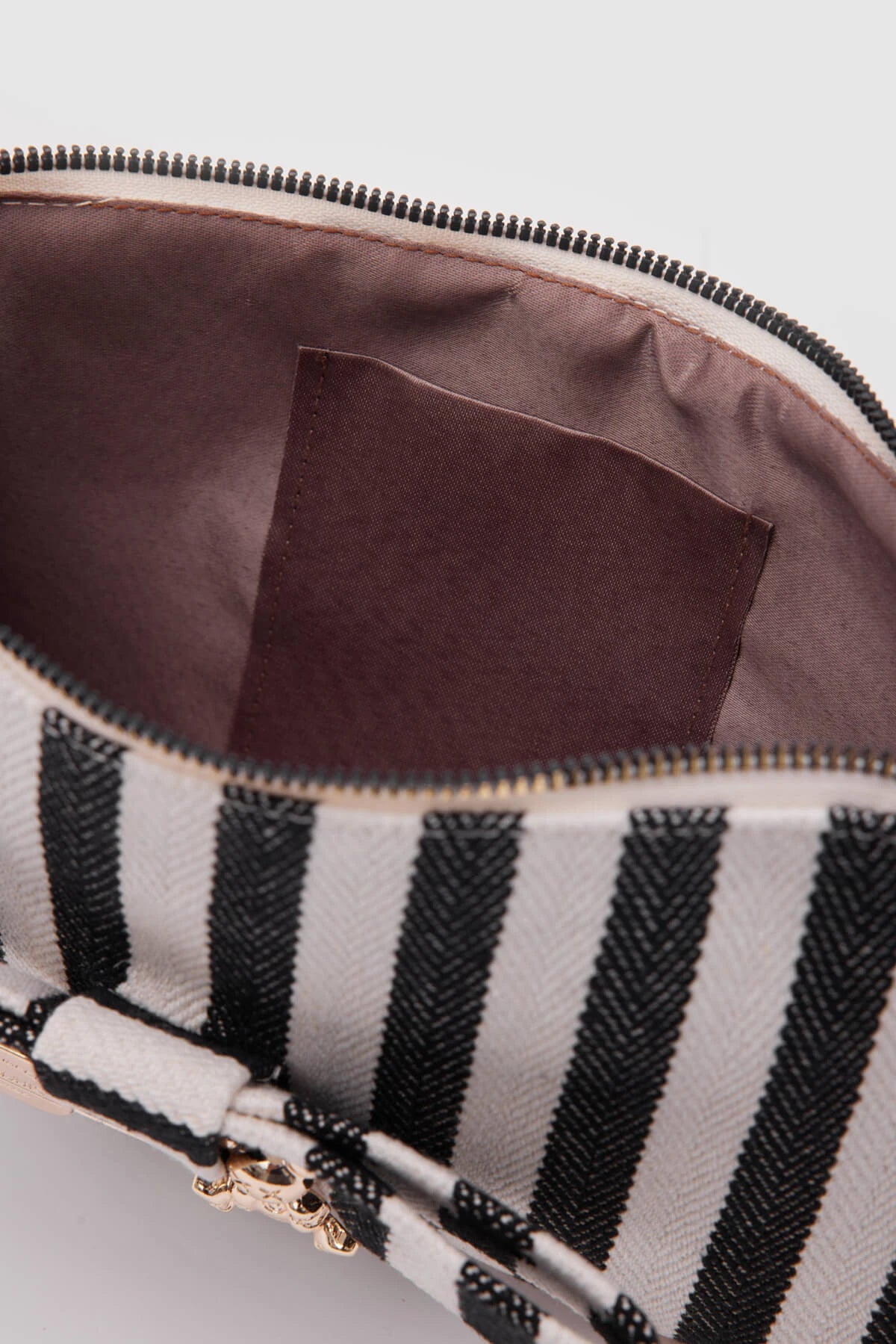 Kate Black Buckled Denim Baguette Bag baguette bags LUNARITY GARAGE