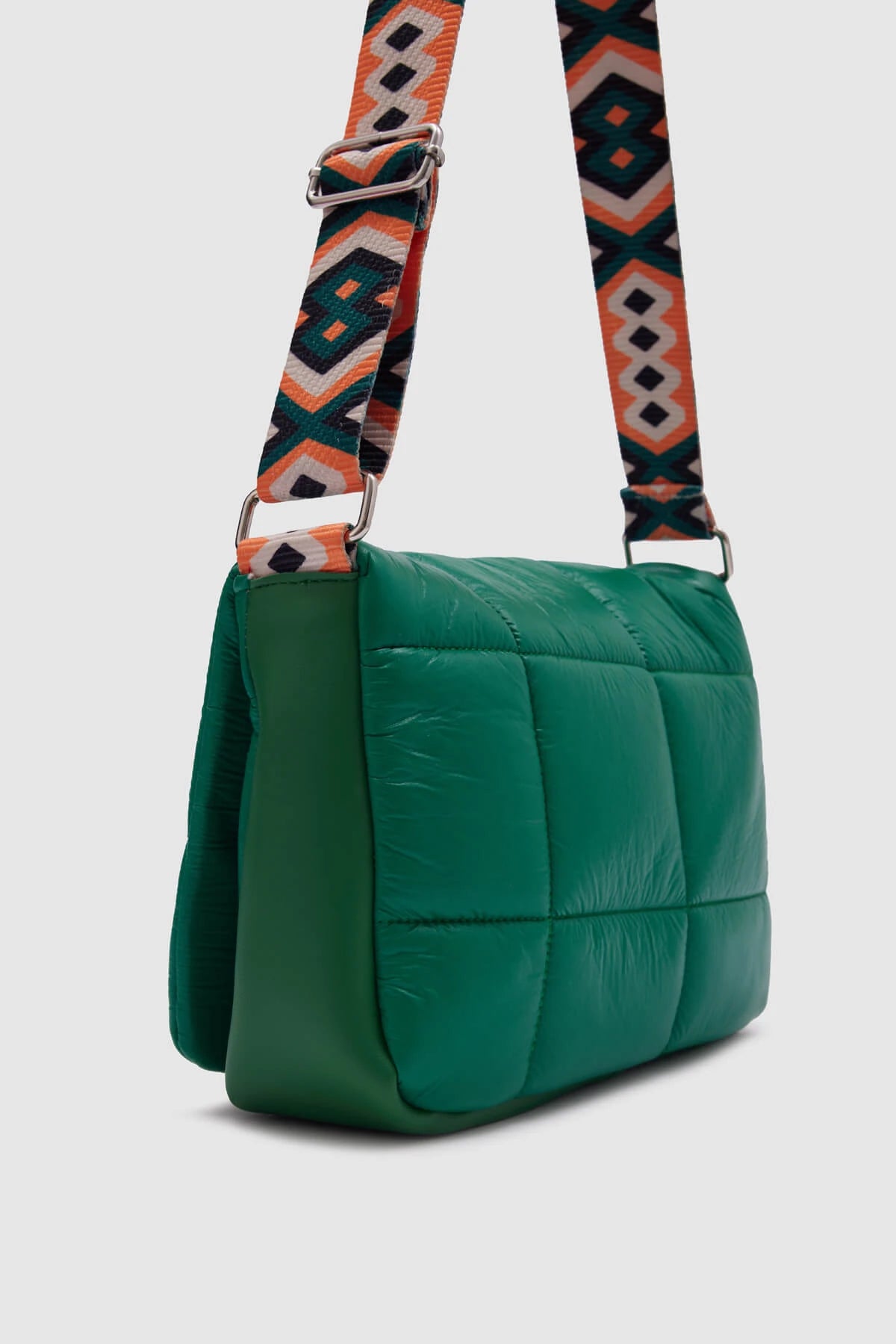 Lorenzo Quilted Color Crossbody Bag crossbody bag LUNARITY GARAGE Green  