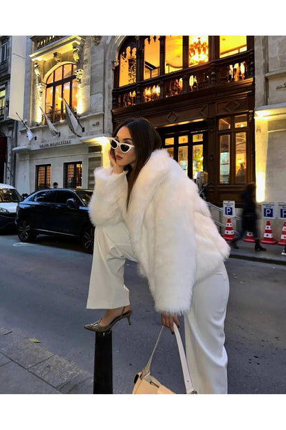 Soft Touch Oversized Premium Fur Plush Coats Fur Plush Coat LUNARITY GARAGE