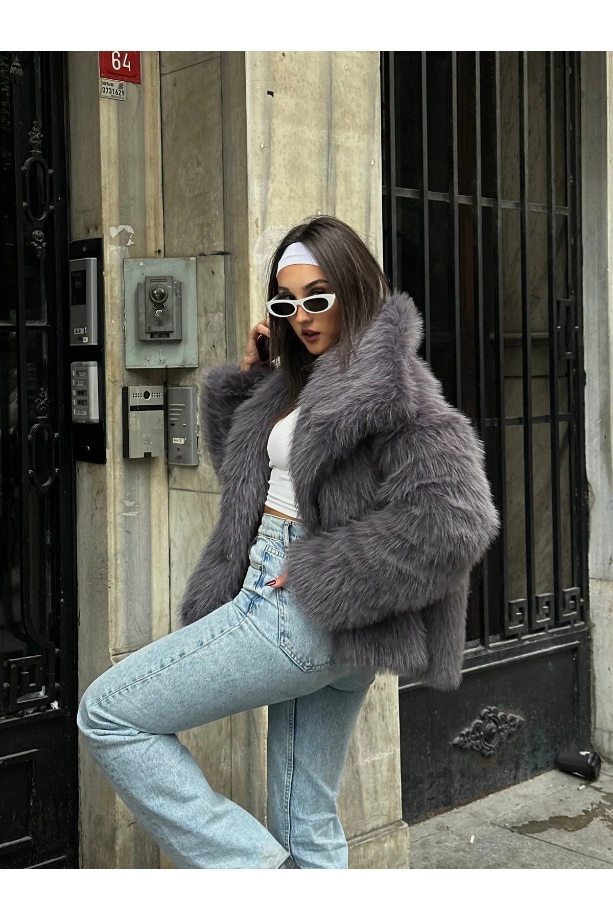 Soft Touch Oversized Premium Fur Plush Coats Fur Plush Coat LUNARITY GARAGE