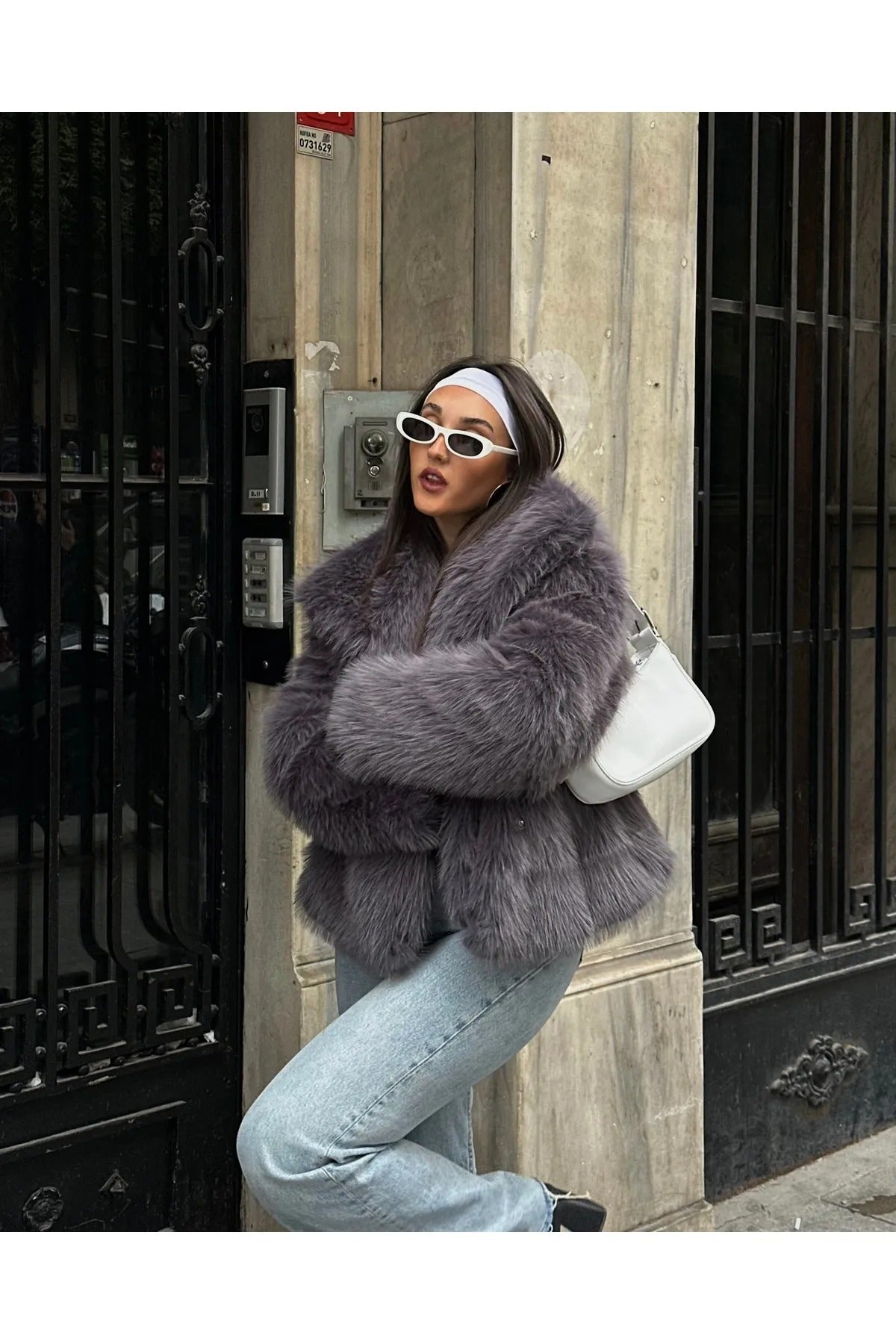Soft Touch Oversized Premium Fur Plush Coats Fur Plush Coat LUNARITY GARAGE