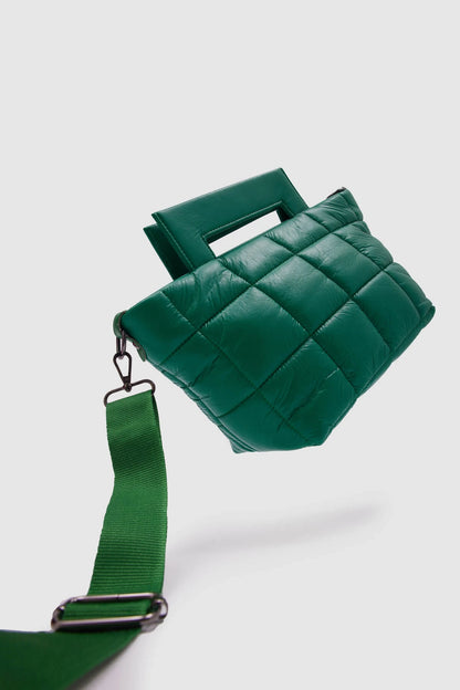 Puff Hand and Shoulder Bag handbag LUNARITY GARAGE Green  