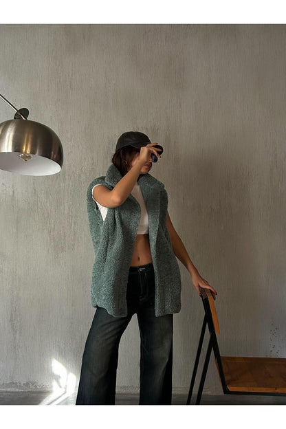 Plush Lined Snap Vest Vest LunarityGarage