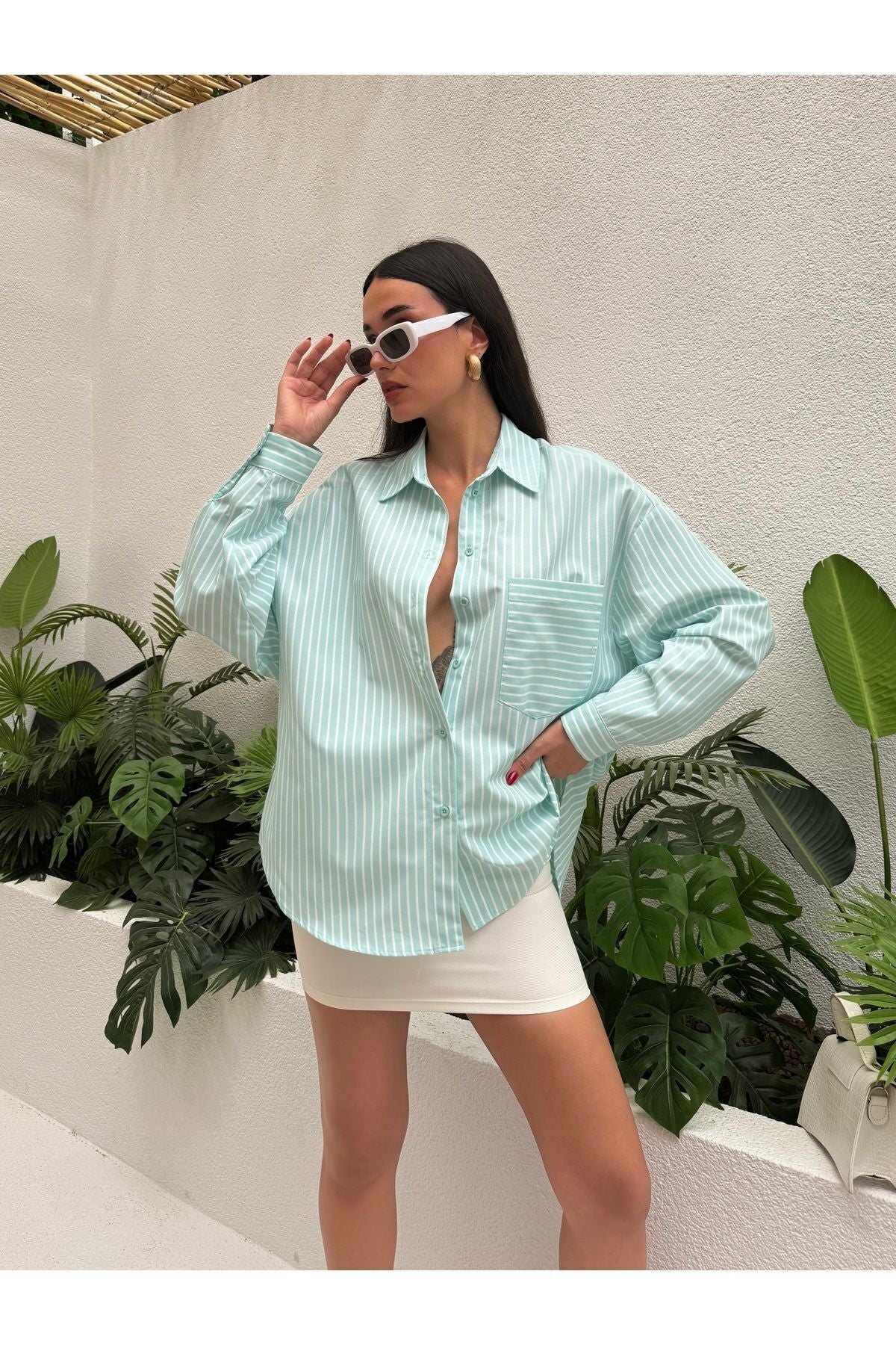 Striped Oversized Shirt